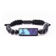 Onyx Bead Wood+Resin Bracelet - Terrell (Blue, 684869) Online Hot Sale