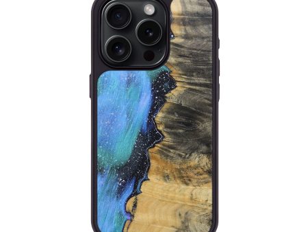 iPhone 15 Pro Wood+Resin Phone Case - Vicki (Cosmos, 688411) Cheap