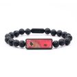 Lava Bead  Bracelet - Ayanna (Wood Burl, 683480) Discount