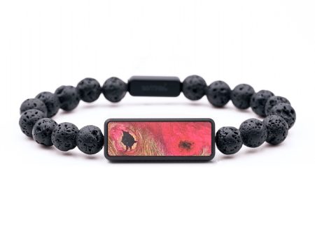 Lava Bead  Bracelet - Ayanna (Wood Burl, 683480) Discount