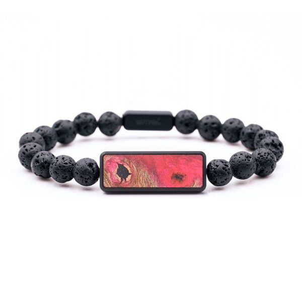 Lava Bead  Bracelet - Ayanna (Wood Burl, 683480) Discount