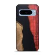 Pixel 8 Pro Wood+Resin Live Edge Phone Case - Delores (Pure Black, 684381) For Sale