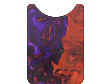 Live Edge Wood+Resin Wallet - Patrick (Purple, 684532) on Sale