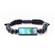 Onyx Bead Wood+Resin Bracelet - Arnold (Blue, 687513) Online Hot Sale