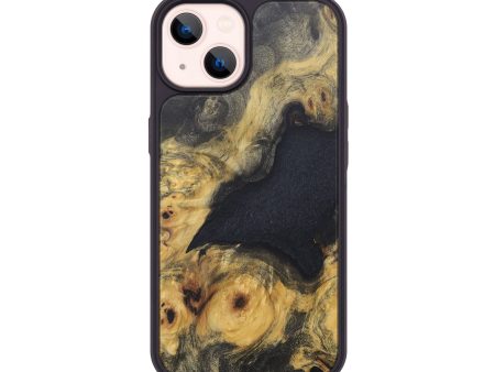 iPhone 14 Wood+Resin Phone Case - Bertha (Wood Burl, 685946) For Sale