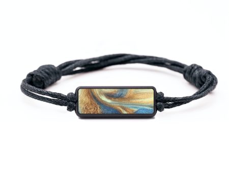 Classic ResinArt Bracelet - Lisa (Teal & Gold, 683809) Online