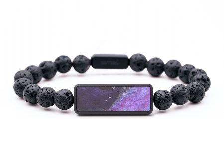 Lava Bead Wood+Resin Bracelet - Dominique (Cosmos, 685047) For Discount