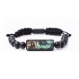 Onyx Bead Wood+Resin Bracelet - Forrest (Cosmos, 683514) Online Sale