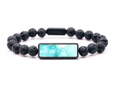 Lava Bead ResinArt Bracelet - Tyra (Watercolor, 683794) For Cheap