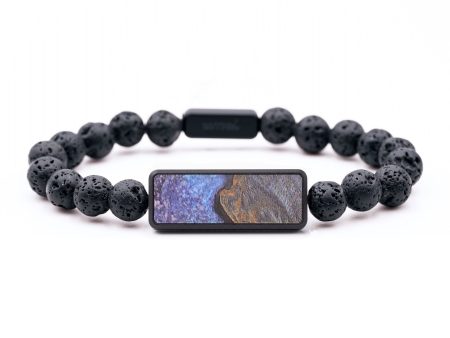 Lava Bead Wood+Resin Bracelet - Dawson (Cosmos, 683353) Online