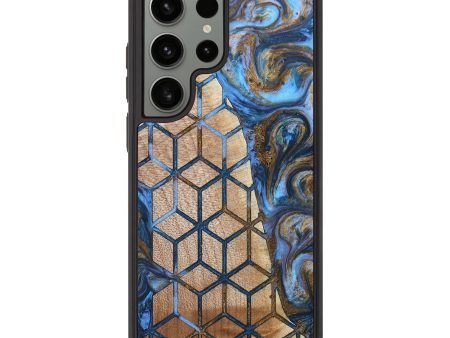 Galaxy S23 Ultra Wood+Resin Phone Case - Fredrick (Pattern, 685473) Online Hot Sale