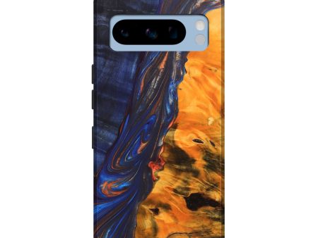 Pixel 8 Pro Wood+Resin Live Edge Phone Case - Darrell (Blue, 686396) Cheap