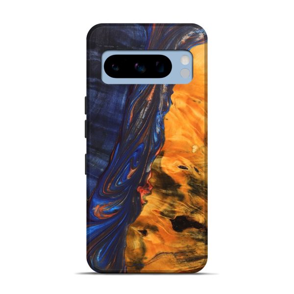 Pixel 8 Pro Wood+Resin Live Edge Phone Case - Darrell (Blue, 686396) Cheap