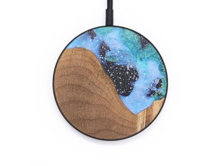 Circle Wood+Resin Wireless Charger - Amari (Cosmos, 687970) For Discount