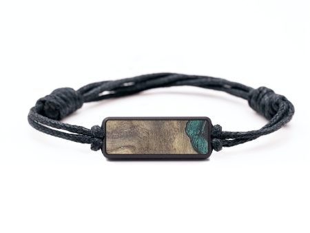 Classic Wood+Resin Bracelet - Alexus (Green, 683315) Online