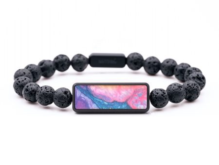 Lava Bead ResinArt Bracelet - Remy (Watercolor, 683342) Online Sale