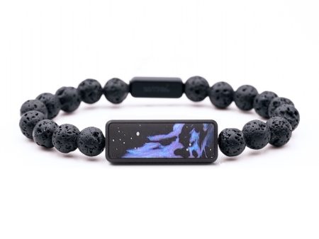 Lava Bead Wood+Resin Bracelet - Agnes (Cosmos, 687361) For Discount