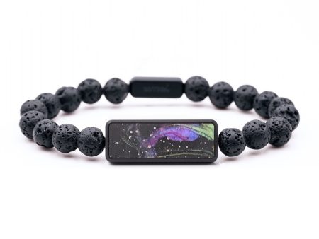 Lava Bead Wood+Resin Bracelet - Ora (Cosmos, 687420) Discount