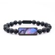 Lava Bead ResinArt Bracelet - Angelina (Purple, 688247) Online Hot Sale