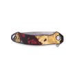 EDC Wood+Resin Pocket Knife - Sylvester (Red, 685673) For Sale