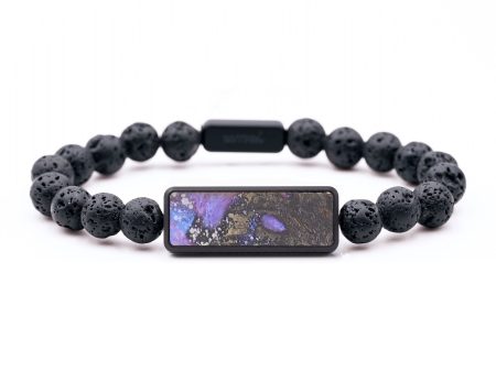 Lava Bead Wood+Resin Bracelet - Francine (Cosmos, 685038) Cheap