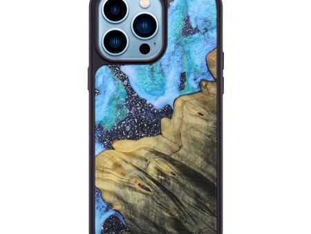 iPhone 14 Pro Max Wood+Resin Phone Case - Rachelle (Cosmos, 687599) For Cheap