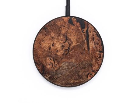 Circle Wood+Resin Wireless Charger - Alex (Pure Black, 685707) For Cheap