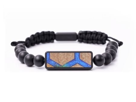 Onyx Bead ResinArt Bracelet - Jay (Pattern, 683278) For Cheap