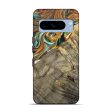 Pixel 8 Pro Wood+Resin Live Edge Phone Case - Jack (Teal & Gold, 684188) Online Hot Sale