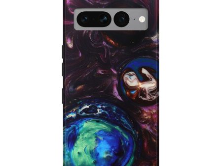 Pixel 7 Pro Wood+Resin Live Edge Phone Case - Brielle (Orbit, 685075) For Cheap