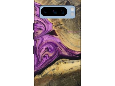 Pixel 8 Pro Wood+Resin Live Edge Phone Case - Laverne (Purple, 686411) Online Hot Sale