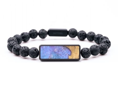 Lava Bead Wood+Resin Bracelet - Audrina (Cosmos, 685054) For Discount