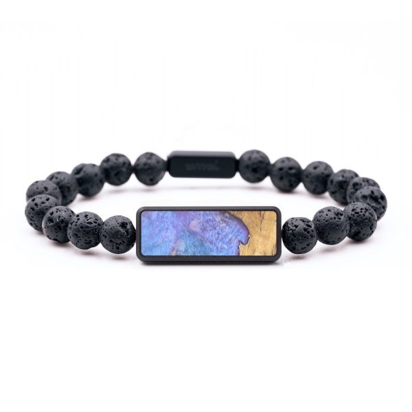 Lava Bead Wood+Resin Bracelet - Audrina (Cosmos, 685054) For Discount