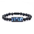 Lava Bead Wood+Resin Bracelet - Sutton (Cosmos, 687362) Hot on Sale