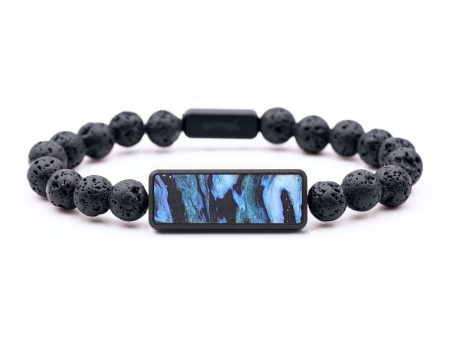 Lava Bead Wood+Resin Bracelet - Sutton (Cosmos, 687362) Hot on Sale