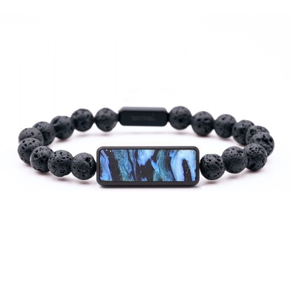 Lava Bead Wood+Resin Bracelet - Sutton (Cosmos, 687362) Hot on Sale