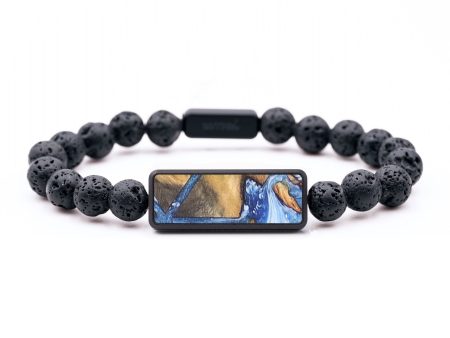 Lava Bead ResinArt Bracelet - Nash (Pattern, 683276) Hot on Sale