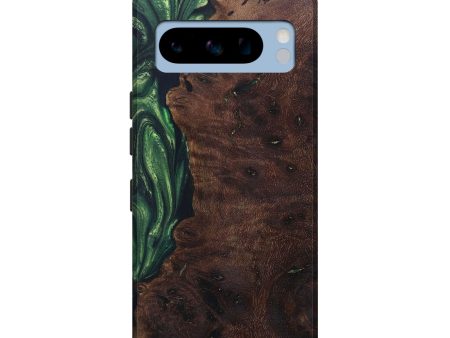 Pixel 8 Pro Wood+Resin Live Edge Phone Case - Leland (Green, 684166) Sale