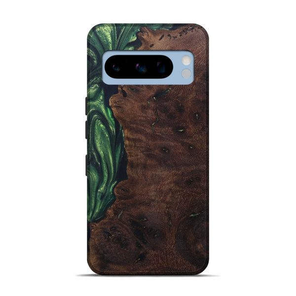 Pixel 8 Pro Wood+Resin Live Edge Phone Case - Leland (Green, 684166) Sale