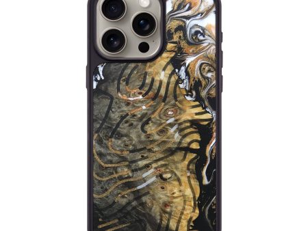 iPhone 15 Pro Max Wood+Resin Phone Case - Malik (Pattern, 686487) Hot on Sale