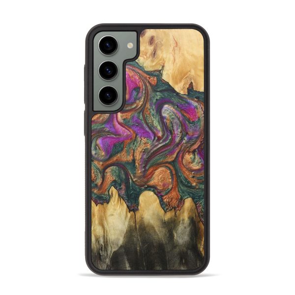 Galaxy S23 Plus Wood+Resin Phone Case - Bryce (Green, 683995) Sale