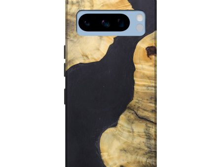 Pixel 8 Pro Wood+Resin Live Edge Phone Case - Lauryn (Pure Black, 685021) Online Sale