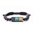 Onyx Bead Wood+Resin Bracelet - Archie (Cosmos, 683515) Supply