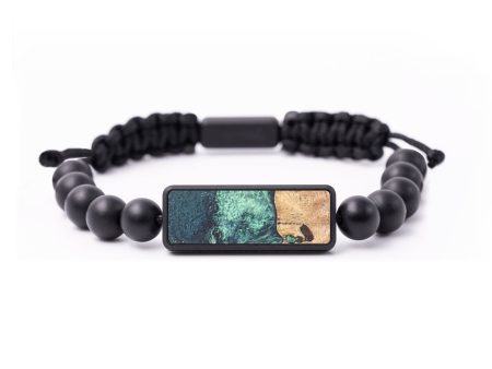 Onyx Bead Wood+Resin Bracelet - Archie (Cosmos, 683515) Supply