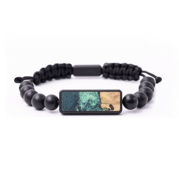 Onyx Bead Wood+Resin Bracelet - Archie (Cosmos, 683515) Supply