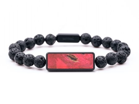 Lava Bead  Bracelet - Andrea (Wood Burl, 683481) Sale