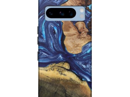 Pixel 8 Pro Wood+Resin Live Edge Phone Case - April (Blue, 685746) Sale