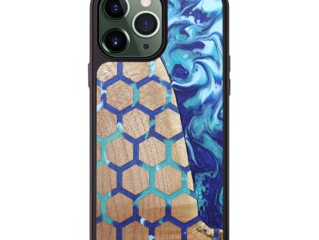 iPhone 13 Pro Max Wood+Resin Phone Case - Aisha (Pattern, 685280) For Discount