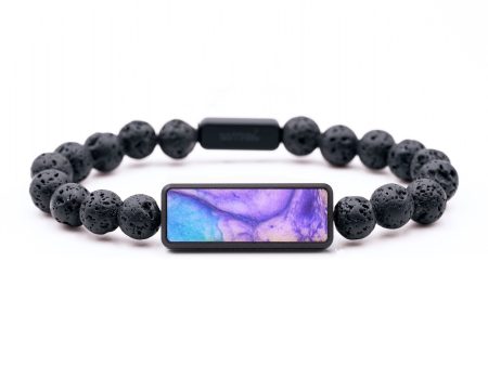 Lava Bead ResinArt Bracelet - Deborah (Watercolor, 683799) Cheap