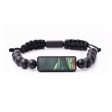 Onyx Bead Wood+Resin Bracelet - Jillian (Green, 683719) Online now